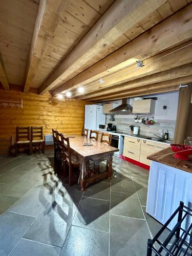 Konyha, Chalet La Léchère (Chalet La Lechere) in Valmeinier