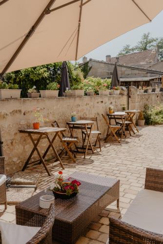 陽台/露台, 克爾威戈尼斯旅館 (Le Coeur des Vignes) in 波亞克