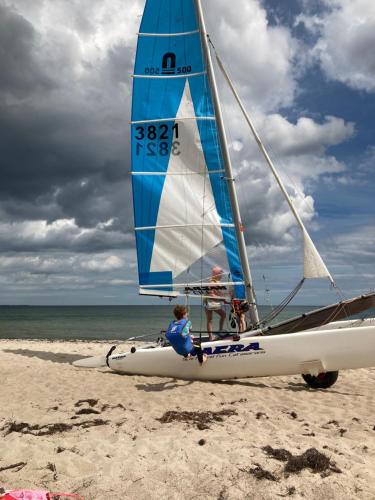pludmale, Ferienhaus Ostseeblick Kraksdorf-Strand fast direkt am Ostseestrand in Neukirchen (Schleswig-Holstein)