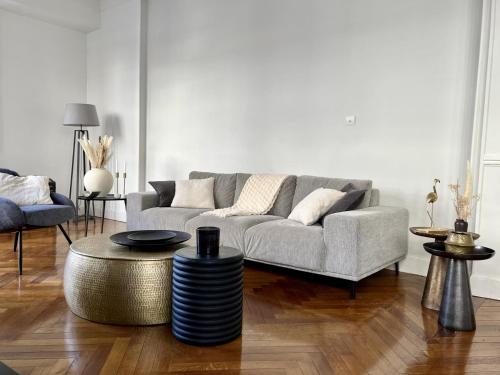 Luxueux Appartement 115m2, 3 Chambres centre ville avec parking à 5 min plage -climatisation, Nice (fotografie 4)