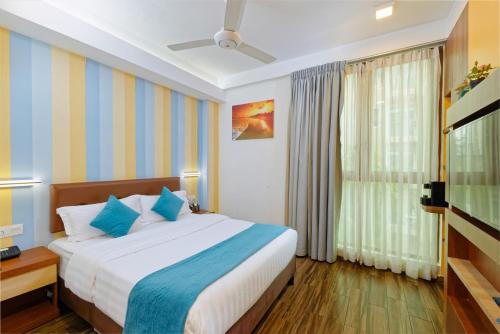 Deluxe Double Room (Free Return Airport Transfer and 10% off on Food & Beverage) room in h78 at Hulhumale Maldives