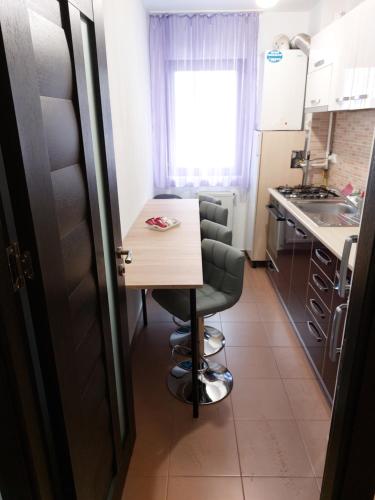 virtuve, Stefania Apartment Sibiu in Selimbar