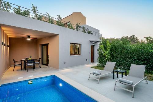 Lux and Cozy Villa Anthos with Private Pool, 5km from the beach