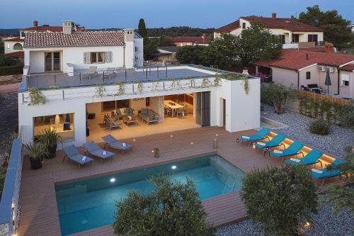 Traumvilla mit Blick auf die Brijuni Inseln, privatem Pool, Štinjan (fotografie 9)