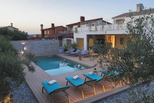 Traumvilla mit Blick auf die Brijuni Inseln, privatem Pool, Štinjan (fotografie 10)