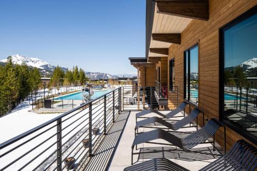 Erkély/terasz, 232 LakeLodge in Big Sky (MT)
