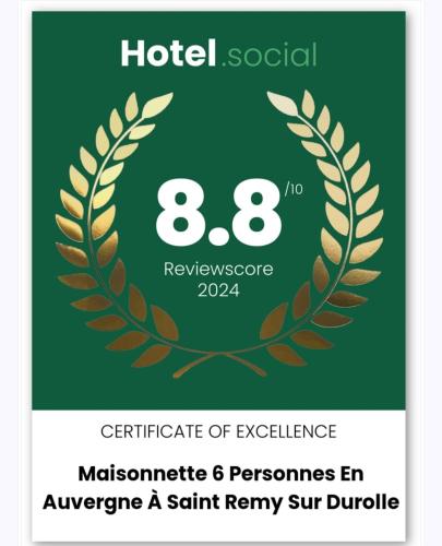 設施, La Maison d'Aurélie 4 à 6 personnes en Auvergne à Saint Remy sur Durolle (La Maison d'Aurelie 4 a 6 personnes en Auvergne a Saint Remy sur Durolle) in 迪羅爾河畔聖雷米