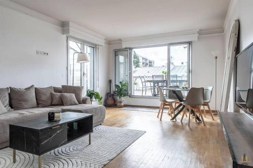 Magnificient Terrace 6 pers flat, Paris