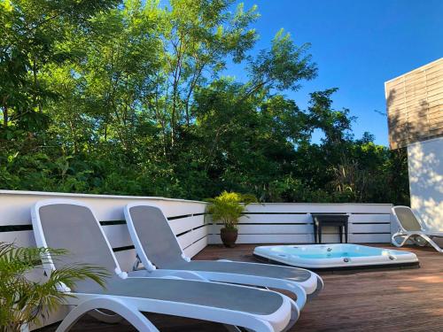 Maison charmante à Les Trois-Îlets avec jacuzzi - Location saisonnière - Les Trois-Îlets