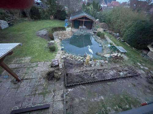 花園, 3 Zimmer Ferienwohnung in Jever in 耶費爾