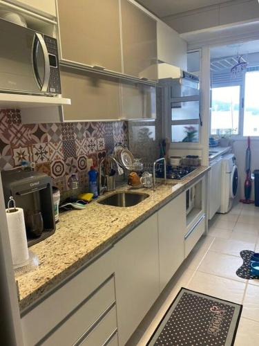 廚房, Apartamento em Florianópolis (Apartamento em Florianopolis) in 伊塔科魯比