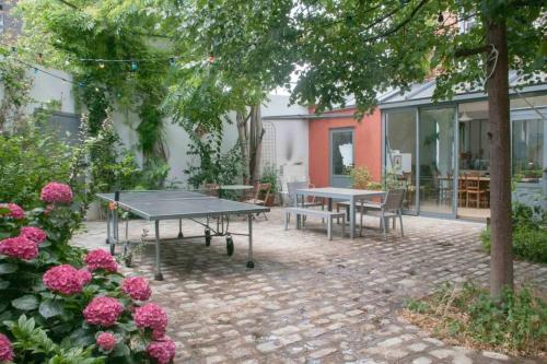 Magnifique maison, cour arborée - Location saisonnière - Aubervilliers