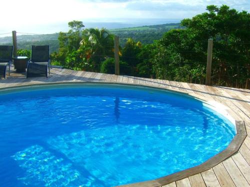 Chez les Christophines, Bel appart avec piscine sur les Monts Caraïbes - Location saisonnière - Gourbeyre