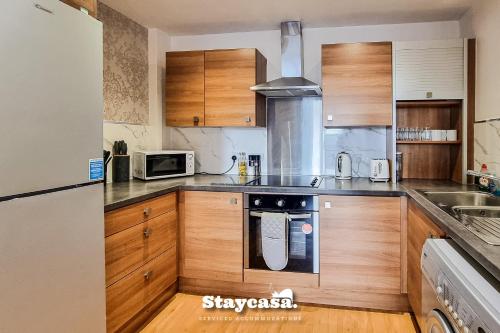 Modern Aesthetic Cosy Apartment Near City Centre, Manchester (fotografie 5)