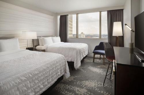 Guest room, 2 Double, City view room in Le Meridien New Orleans