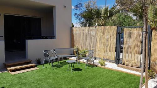 Jolie appartement de type 2 avec jardin - Location saisonnière - Sérignan