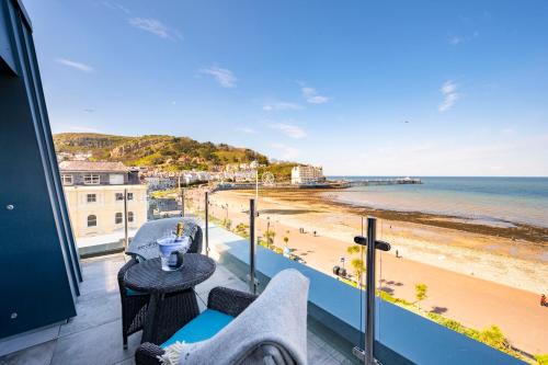 Kilátás, St George's Hotel in Llandudno Tengerpart