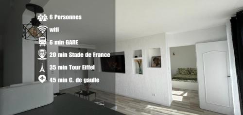 Séjour en toute simplicité ,Appartement familial à Épinay-sur-Seine - Location saisonnière - Épinay-sur-Seine