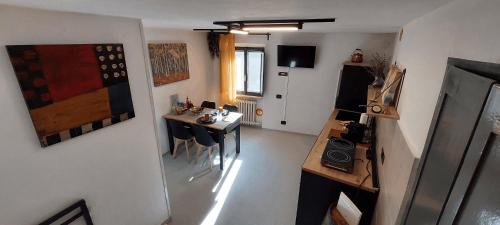 sala de TV, Casa de 60 m² en San Gimignano, con 2 habitación(es) y 1 baño(s) privado(s) (Casa nel centro storico) in San Gimignano