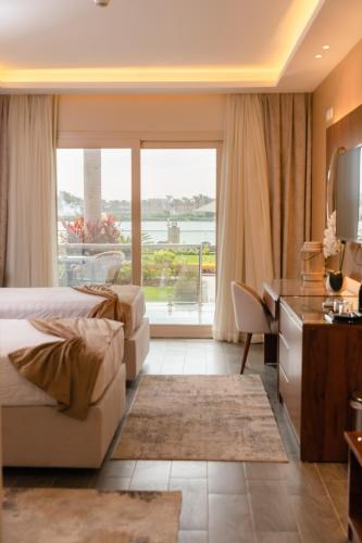 陽台/露台, Nile Club hotel in 吉薩市