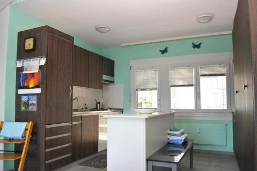 ห้องครัว, Elfe-Apartments FerienMietWohnungen in เอมเมทเทิน