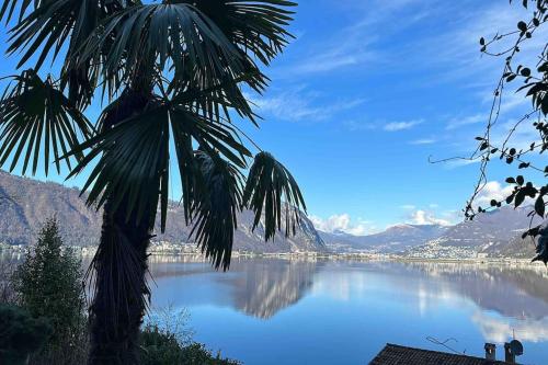 Ferienwohnung Il Sogno mit privatem Seeanstoss in Riva San Vitale-Lugano