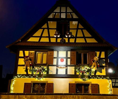 Alsace Gîte 3 étoiles "Coeur de Cigogne" - 15mn Strasbourg Obernai - Clim Wifi Parking gratuit