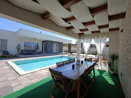 Villa ARIA with a private heated pool