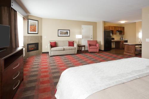1 queen bed, 1 sofa bed