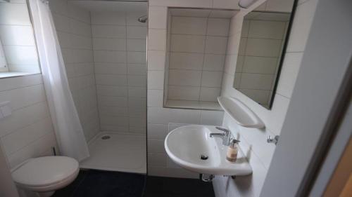 淋浴間, Feriendorf am Flämingbad Bungalow (Feriendorf am Flamingbad Bungalow) in 科斯維格/安哈爾特