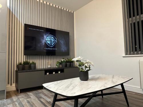設施, Stylish Leeds City Apartment in 海丁利