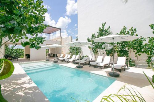 Akumal Bay With Access To The Beach 7 Rooftop Pools