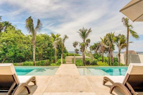 Akumal Bay With Access To The Beach 7 Rooftop Pools