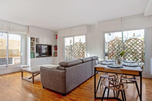 Bright T4 with terrace in Boulogne-Billancourt - Welkeys - Location saisonnière - Boulogne-Billancourt