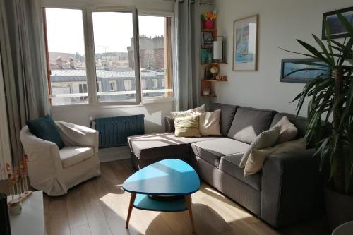 Beautiful apartment of 52m bright and comfortable - Location saisonnière - Issy-les-Moulineaux