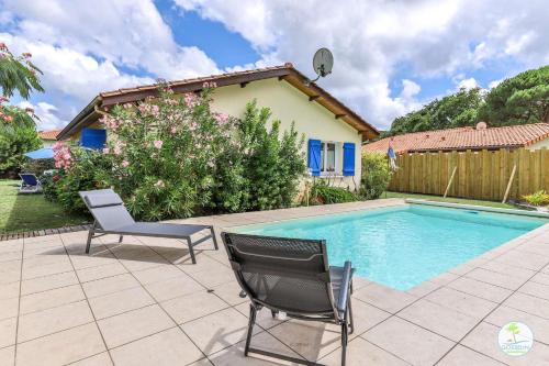 Biscarrosse Bourg Villa 8 personnes avec piscine