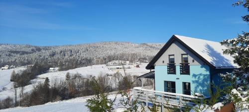 DOMEK NIEBIESKI W BESKIDZIE MAŁYM (DOMEK NIEBIESKI W BESKIDZIE MALYM) in Pewelka