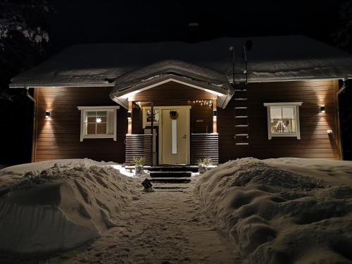 Entrance, Villa Havu holiday home in Pyha/Lapland in Pyhatunturi