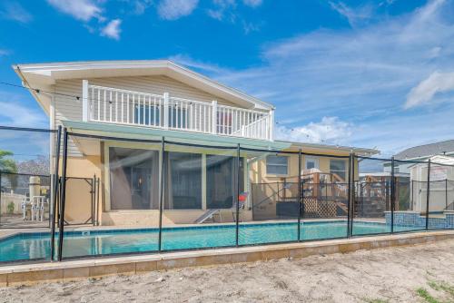 Spacious Canalfront Home with Pool about half Mi to Beach