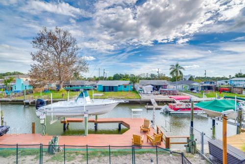 Spacious Canalfront Home with Pool about half Mi to Beach