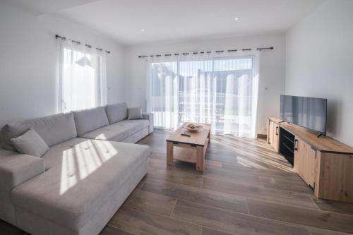 Közös társalgó / TV, Villa Plain-Pied Vue Mer in Lanildut