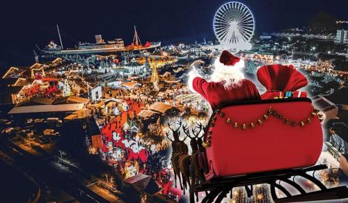 Studio cabine Marché de Noël - Vue mer