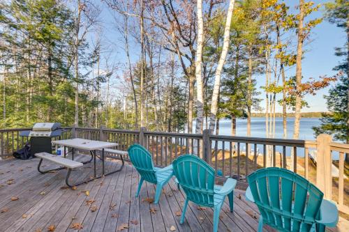 Cozy Chemo Pond Cabin w/ Dock & Waterfront Views in Holden (ME)