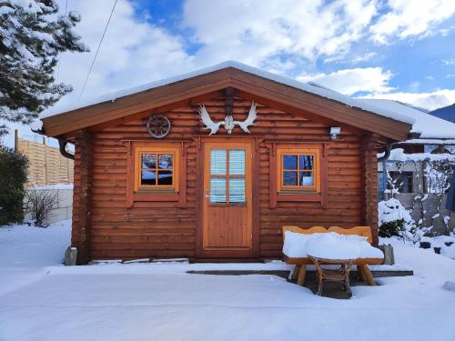 Harrys Blockhütte in Karres, Österreich