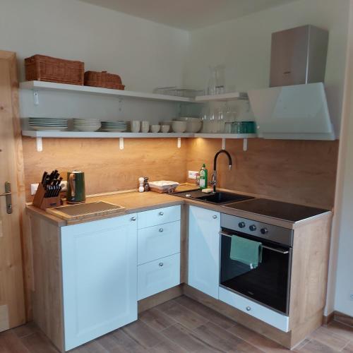 廚房, Apartmány Marie Albeř (Apartmany Marie Alber) in 琴德瑞楚夫赫拉德茨