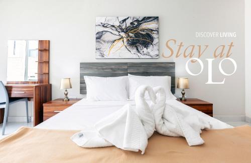 Studio Penthouse with kitchenette and side seaview at the new Olo living 4