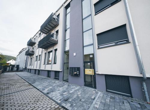 A szálláshely kívülről, Main Boardinghouse in Erlenbach am Main