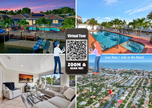 Casa by The Cove 3 bedroom 2 bath plus Office Intracoastal Front with Heated Pool and Spa in Deerfield Beach, USA