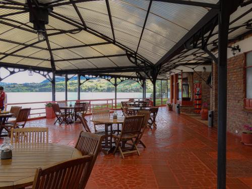 Étterem, Hotel Refugio Santa Ines in Cuitiva