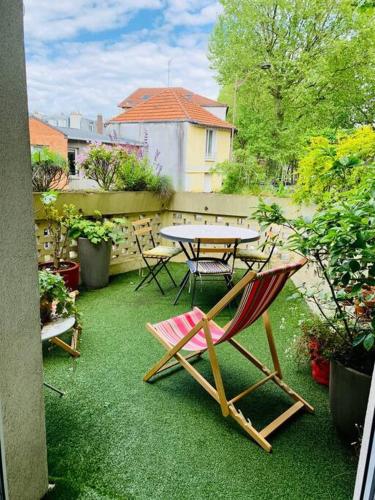 Duplex lumineux 90 m2 avec terrasse - Location saisonnière - Paris